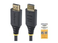 StarTech.com 1m (3.3ft) Premium Certified High Speed HDMI Cable, 4K60Hz - Premium High Speed - HDMI-kabel med Ethernet - HDMI hann til HDMI hann - 1 m - svart - passiv, 4K 60Hz støtte HDMI2-CABLE-4K60-1M
