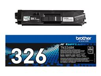 Brother TN326BK - Svart - original - tonerpatron - for Brother DCP-L8400, DCP-L8450, HL-L8250, HL-L8350, MFC-L8650, MFC-L8850 TN326BK